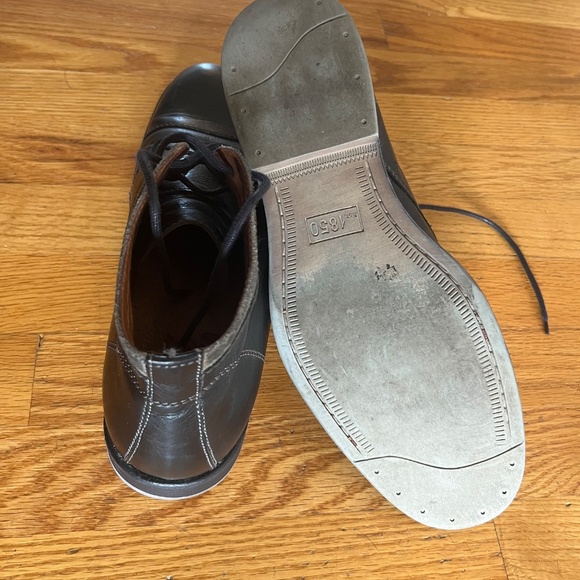 Johnston & Murphy  Men’s J&M 1850 Black Leather Cap Toe Boot - Picture 6 of 7